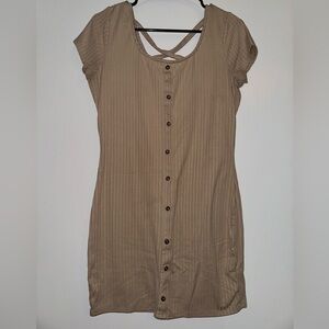 Large Tan Mini dress